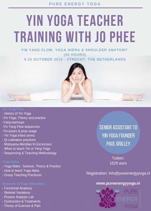 Pure Energy Yoga Jo Phee Poster Yang Flow module 2019 (1)